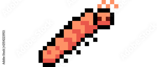 pixel art of bug insect
