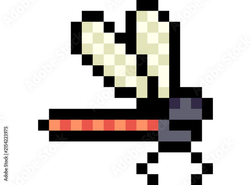 pixel art of bug insect