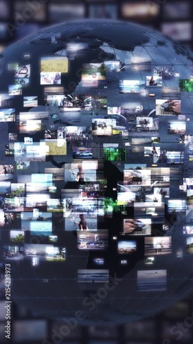 Global network streaming content and digital communication