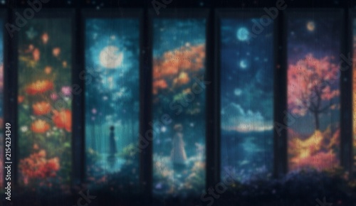 window in the night