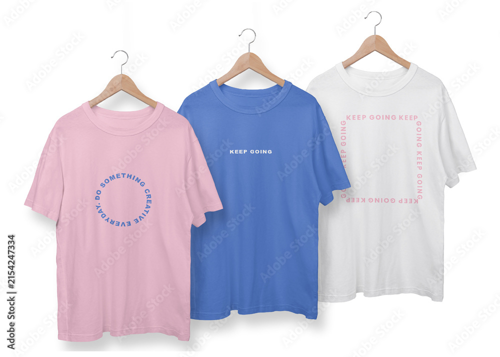 Obraz premium Oversized t-shirt png transparent, casual fashion in realistic design set transparent background