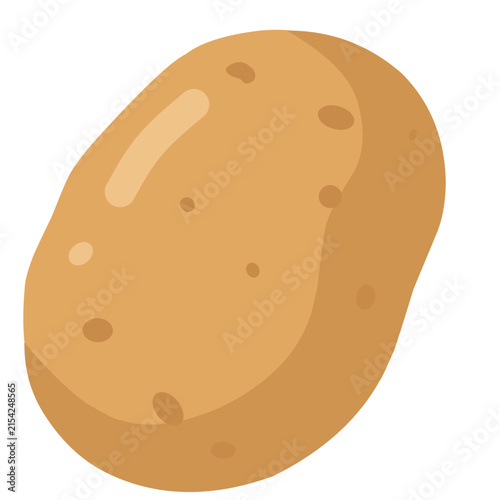 potato flat vector illustration 