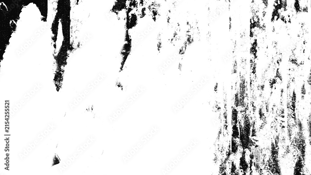 Obraz premium Abstract white and black textured background with distressed peeling elements and grunge overlay, creating a feeling of raw, organic, and aged material