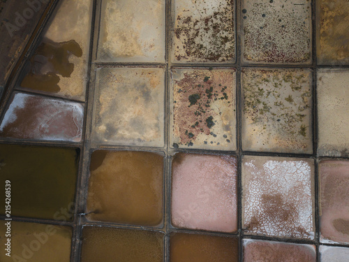 Salinas de Janubio Salt Pool Texture Close-Up Lanzarote