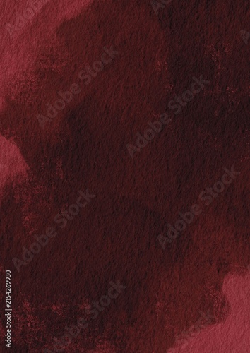 Abstract Red Rose and Deep Maroon Watercolor on paper Background for Beauty ,Cosmetics, Valentine, Rose Flower, and Luxury Design.