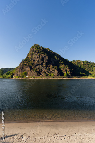 Niedrigwasser am Loreley Felsen (Juli 2026)