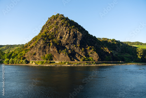 Niedrigwasser am Loreley Felsen (Juli 2026)