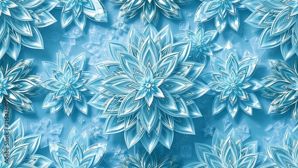 pattern flower vector christmas snow snowflake winter seamless