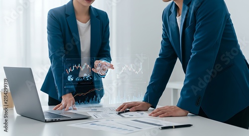 Professional Team Meeting And Agreement In Modern Office.