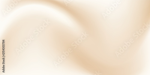 Soft, elegant horizontal background featuring a fluid mesh gradient in warm cream, beige color