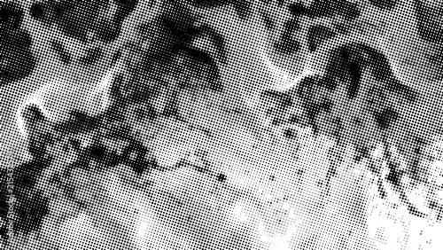 HALFTONE  ABSTRACT BACKGROUND BLACK AND WHITE