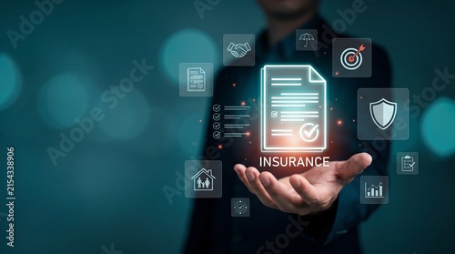 Insurance coverage and protection planning concept for risk management and security insurance protection security management coverage planning business corporate guarantee stability