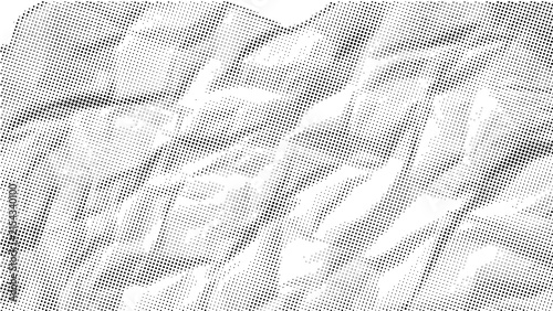 ABSTRACT HALFTONE BACKGROUND BLACK AND WHITE