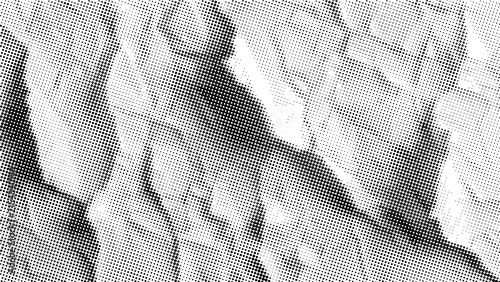 ABSTRACT HALFTONE BACKGROUND BLACK AND WHITE
