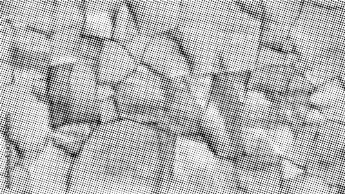 ABSTRACT HALFTONE BACKGROUND BLACK AND WHITE