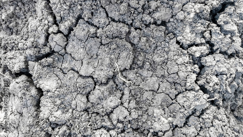 Canvastavla Cracked Dry Soil Texture With Irregular Clay Fragments For Environmental And Geo