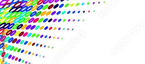 background with pattern of colorful circles and place for text
