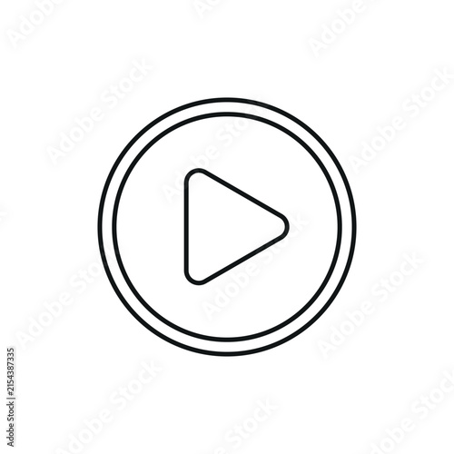 play button media icon
