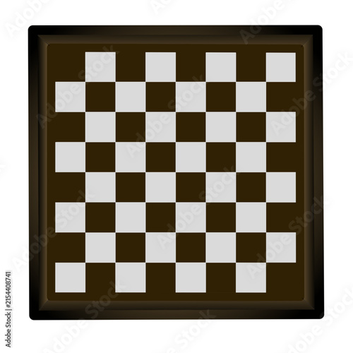 black chess board