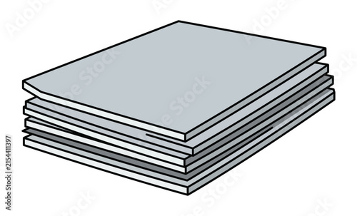Stack of Paper Vector Illustration