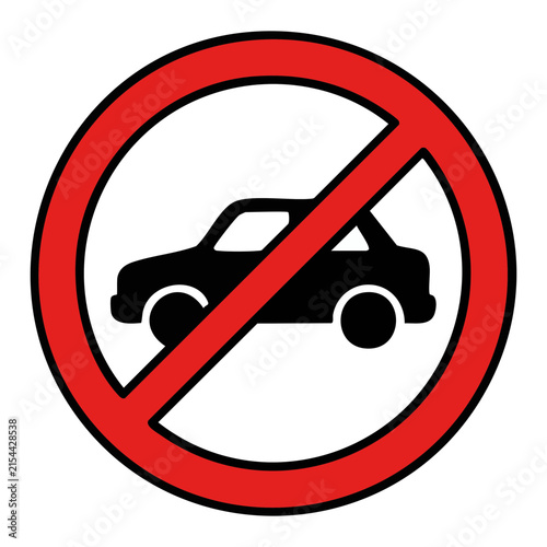 No Parking Traffic Sign
