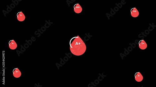 Animated Red Blood Cell Formation and Circulation Loop.