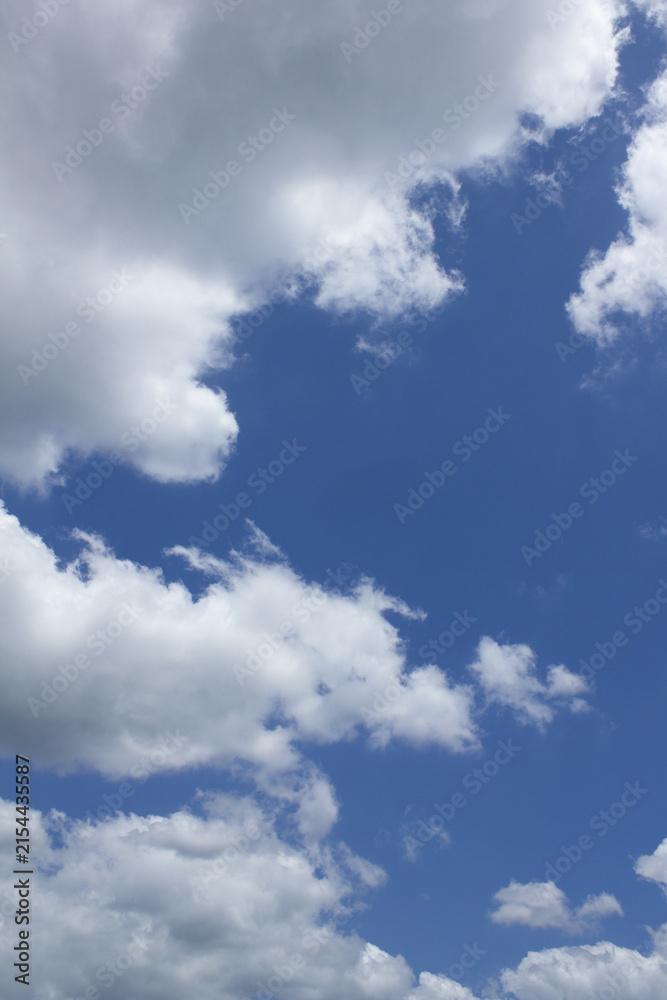 Fototapeta premium It is a blue sky with clouds.