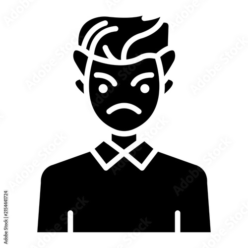 Obraz na plátně Determined Icon