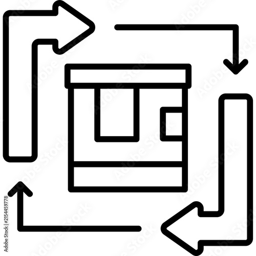 Recycle Box Icon