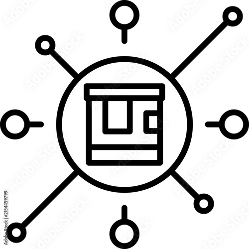 Distribution Center Icon