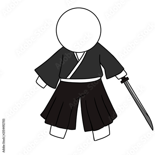 Samurai pictogram silhouette illustration
侍　ピクトグラム　シルエット　イラスト