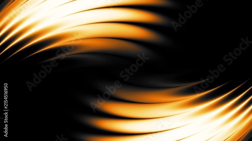 Sunset Orange Abstract Gradient Wave Animation Loop