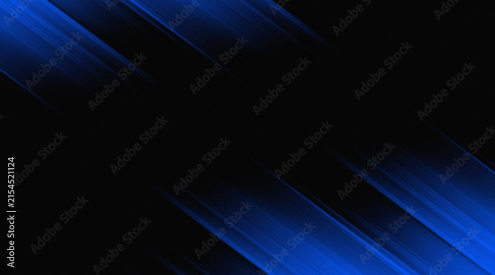 Fototapeta premium Abstract Dark Blue Motion Blur Background with Diagonal Dynamic Speed Lines