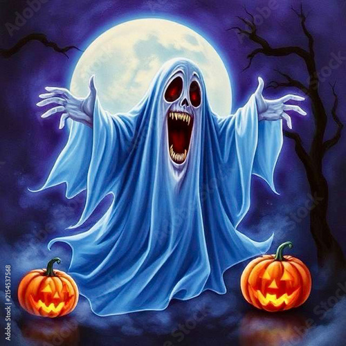 halloween background with pumpkin