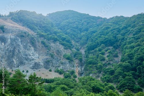 大西山の崩落跡（長野県下伊那郡大鹿村）