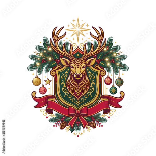 Christmas decorations vector illustration 