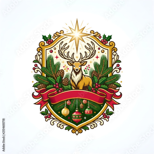 Christmas decorations vector illustration 
