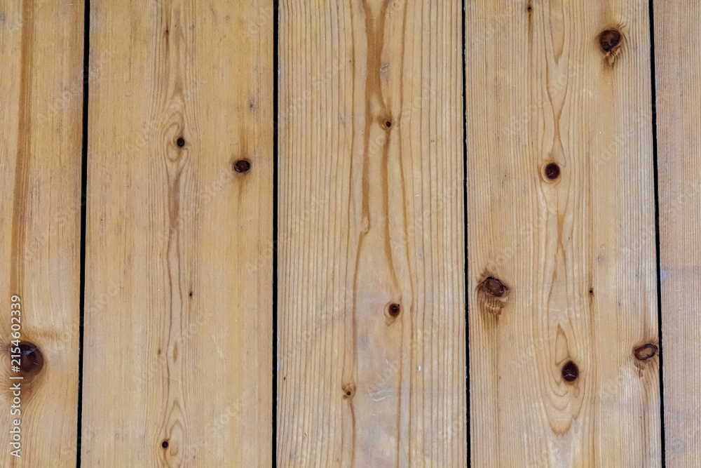 Fototapeta premium Light brown natural wooden texture plank background