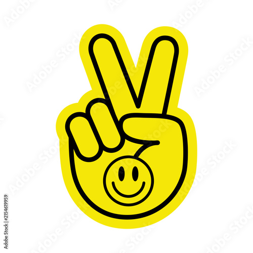 Retro Smiley Vibrant 90s Y2K