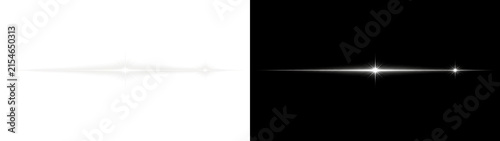 Obraz na plátne 光 ライン PNG 透明 切り抜き 発光 黄色 光線 レーザー グレア ゴールド フレア エフェクト 背景 デザイン イラスト 素材