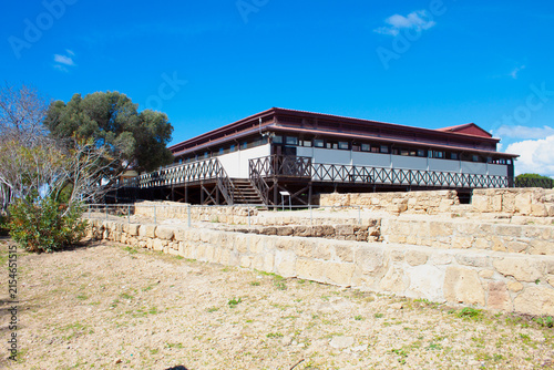 Фотография Ancient house of Dionysus with the famous mosaics, Nea Paphos archaeological sit