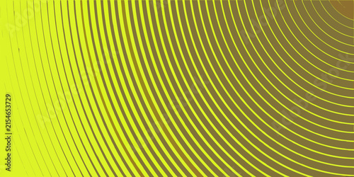 Concentric arc gradient pattern transitions from lime green to bronze