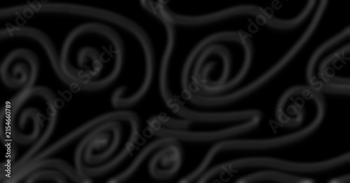 Abstract white gradient brush strokes isolated on a dark background, creating a bold material aesthetic for banners and posters.