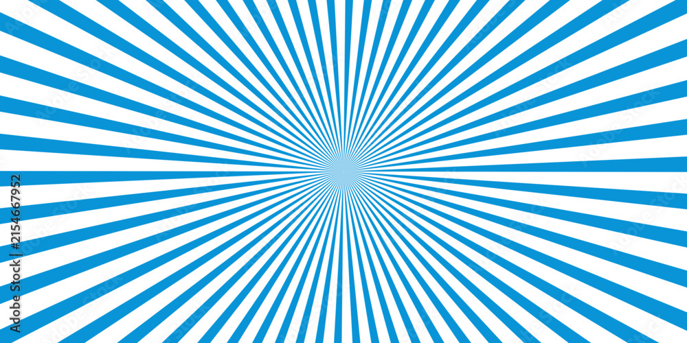 Obraz premium Abstract background with radiating blue and white lines, creating a vibrant and energetic burst effect.