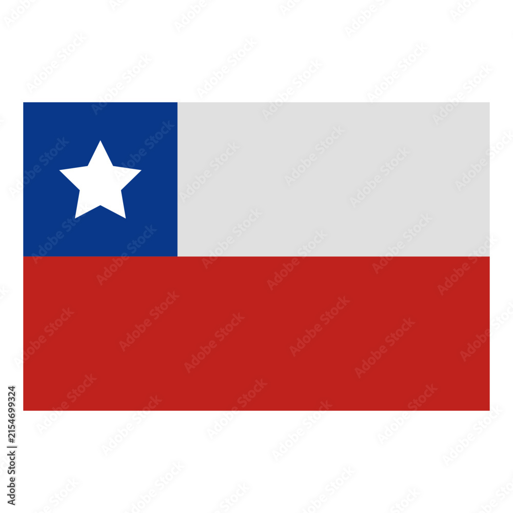 Naklejka premium Chilean flag