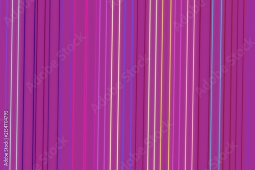 Colorful vertical lines abstract art with purple pink background