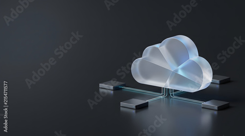 Minimalist cloud computing infrastructure with connected server nodes