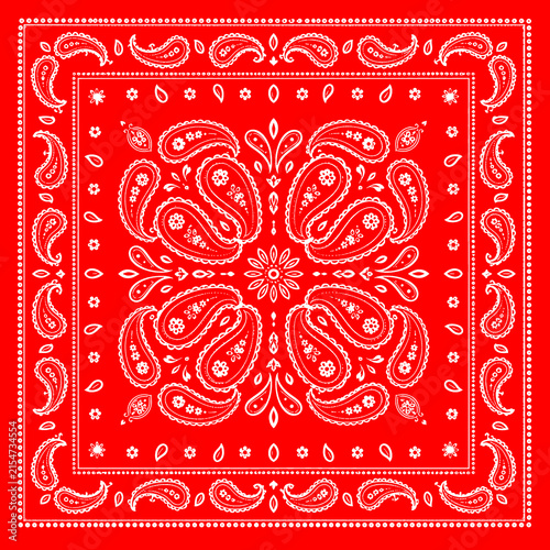 Classic Paisley Bandana Ornamental Vintage Pattern