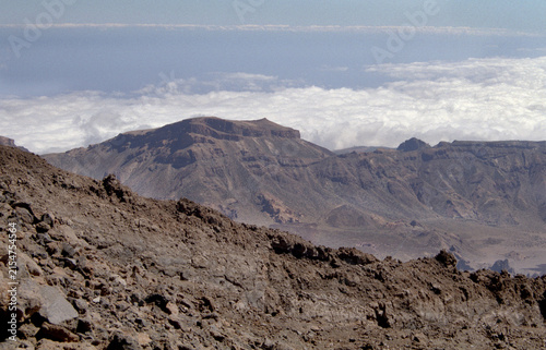 Cuadro en lienzo Blick vom Teide auf Teneriffa