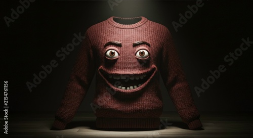 Brown toy with big eyes.